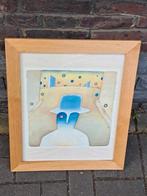 lithographie de jean michel folon, Antiek en Kunst, Ophalen of Verzenden