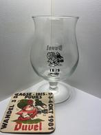 Duvel glas ibis puurs met viltje, Verzamelen, Biermerken, Ophalen of Verzenden, Zo goed als nieuw, Duvel
