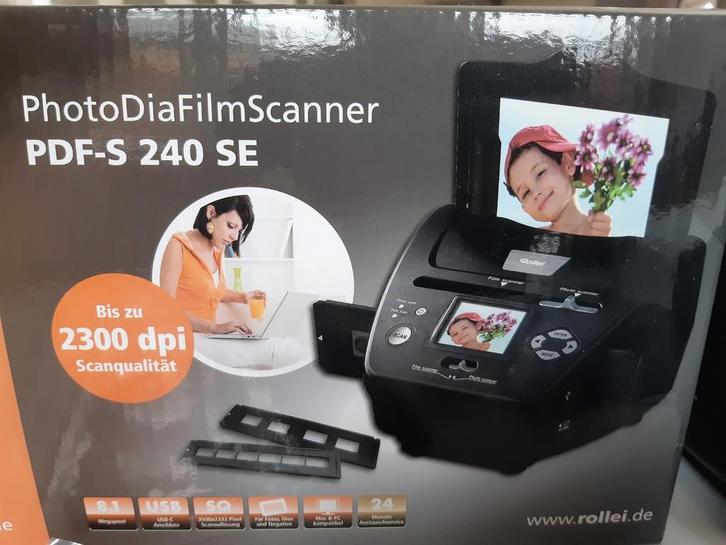 Rollei PDF-S 240 SE scanner Dia Photo Négatif, Computers en Software, Scanners, Nieuw, Ophalen of Verzenden