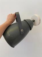 Vintage industriele plafondlamp spot met beugel, Ophalen, Gebruikt, Metaal, Industrieel