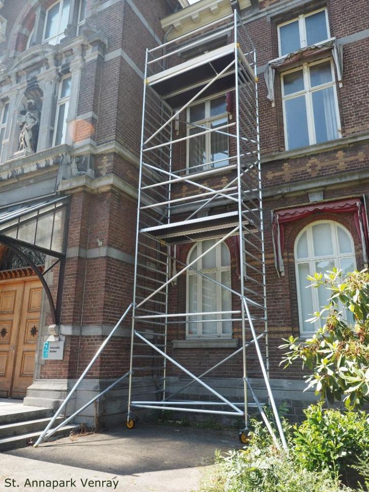 Rolsteiger te huur – licht, sterk en flexibel op maat, Doe-het-zelf en Bouw, Steigers, Gebruikt, Rolsteiger of Kamersteiger, 2 tot 5 meter