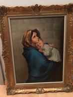 Schilderij moeder en kind, Antiek en Kunst, Ophalen