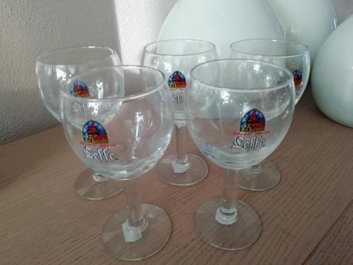 Leffe 0.20CL 5x verres identiques, Collections, Marques de bière, Comme neuf, Leffe, Enlèvement ou Envoi