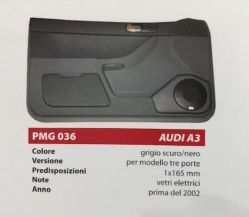 Poket – PMG036 - deurpaneel voor Audi A3  tot 2001, Autos : Divers, Haut-parleurs voiture, Neuf, Enlèvement ou Envoi