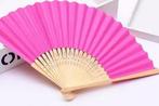 éventail pliable en papier rose, bleu ou blanc (neuf), Enlèvement, Neuf