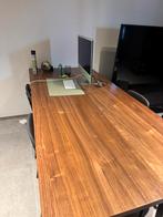 Houten tafel met zwarte poten, Huis en Inrichting, Ophalen