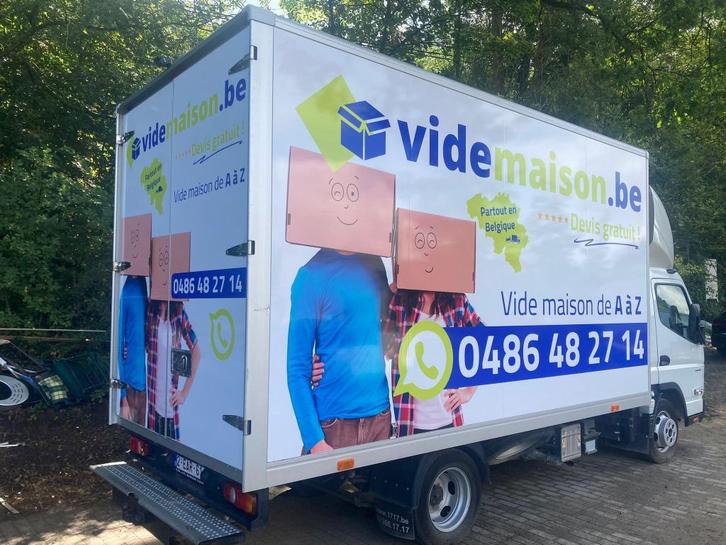 Vide-Maison & Débarras en Belgique | Devis gratuit, Diensten en Vakmensen, Verhuizers en Opslag