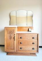 Prachtige artdeco/jugenstill commode met roze marmeren blad!, Antiek en Kunst, Ophalen