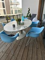 6 copy van design terrasstoelen Eames - perfecte staat, Tuin en Terras, Ophalen, 6 zitplaatsen, Zo goed als nieuw, Stoel