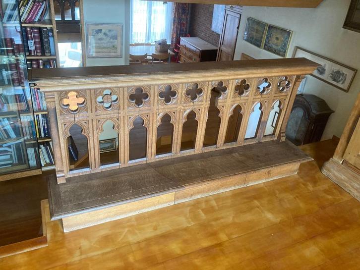 oude originele comuniebank, Antiek en Kunst, Kunst | Schilderijen | Klassiek, Ophalen