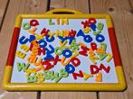 Letterbord magnetisch met abc letters zo goed als nieuw, Ophalen, Zo goed als nieuw