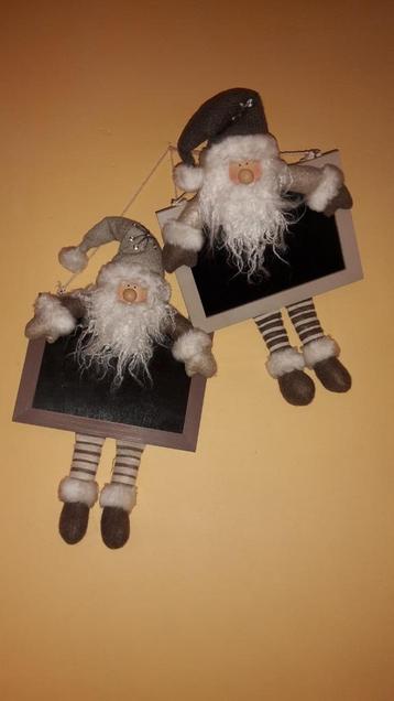 kerstman met schrijfbordje beschikbaar voor biedingen