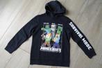 Zwarte Minecraft trui / sweater maat 140, Gebruikt, C&A, Trui of Vest, Ophalen of Verzenden