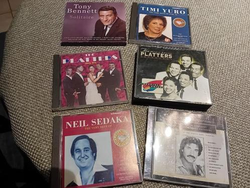 Originele muziek jaren 50, 60, 70, 80, 90:    6 cd’s, de gro, Cd's en Dvd's, Cd's | Pop, Gebruikt, 1960 tot 1980, Ophalen of Verzenden