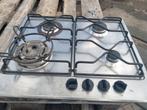 kookplaat inbouw op gas, Elektronische apparatuur, Fornuizen, 4 kookzones, Gebruikt, Inbouw, 45 tot 60 cm