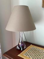 Val Saint Lambert lamp met kristallen voet, Antiek en Kunst, Ophalen