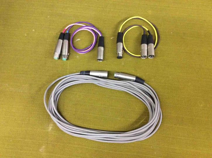 Stereo XLR-kabelset, Muziek en Instrumenten, Kabels en Stekkers, Zo goed als nieuw, Microfoon, Ophalen of Verzenden