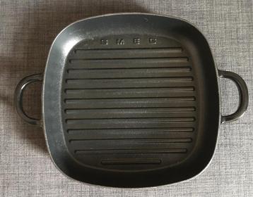 SMEG - vierkante grill pan in gietijzer beschikbaar voor biedingen