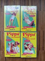 4 Video's Pippi Langkous, Alle leeftijden, Kinderprogramma's en -films, Overige typen, Ophalen of Verzenden