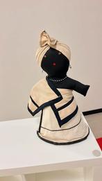 Speelgoed, pop: moeder met baby op de rug. Decoratie Africa,, Verzamelen, Ophalen, Zo goed als nieuw