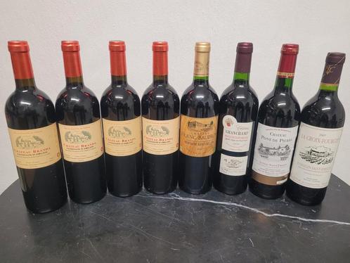 8x Saint Emilion (10€/bouteille), Collections, Vins, Comme neuf, Vin rouge, France, Pleine, Enlèvement