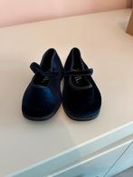 Chaussures Zara bleu nuit velours 22, Comme neuf