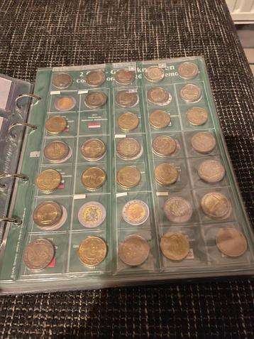 Groot lot 2 euro munten beschikbaar voor biedingen