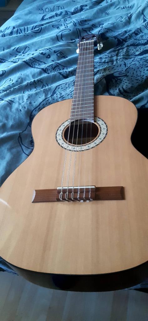 Klassieke gitaar, Muziek en Instrumenten, Snaarinstrumenten | Gitaren | Akoestisch, Nieuw, Klassieke of Spaanse gitaar, Met koffer