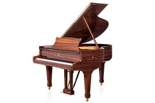 STEINWAY & SONS modèle M-170 en pommier brillant, Muziek en Instrumenten, Piano's, Zo goed als nieuw, Vleugel, Overige kleuren