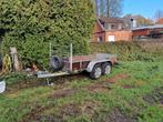 3m x 1.25m Geremde dubbelasser met papieren aanhangwagen, Ophalen, Gebruikt