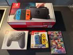 Nintendo switch te koop, Met games, Ophalen of Verzenden, Zo goed als nieuw, Switch Original