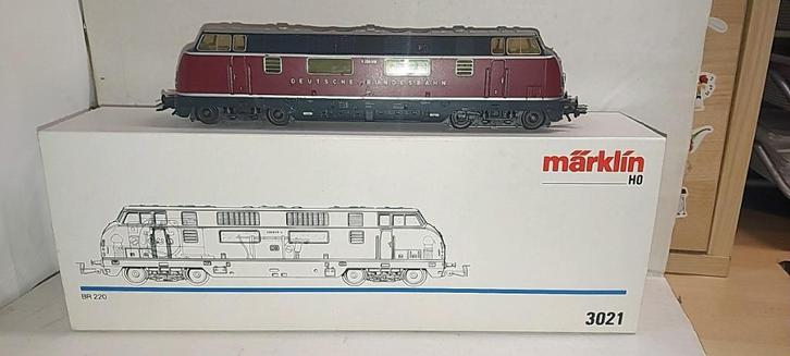 Marklin locomotive diesel V200 de la BD réf  33803, Hobby en Vrije tijd, Modeltreinen | H0, Gebruikt, Locomotief, Wisselstroom