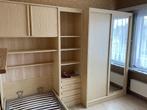 Bed met kleerkast, Huis en Inrichting, Slaapkamer | Bedden, Ophalen, Eenpersoons, 200 cm, 90 cm