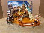 Playmobil indianen set 4012, Kinderen en Baby's, Ophalen of Verzenden, Zo goed als nieuw, Complete set