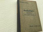 Anthologie. Litteraire Illustree. Ecoles primaires superiere, Ophalen of Verzenden
