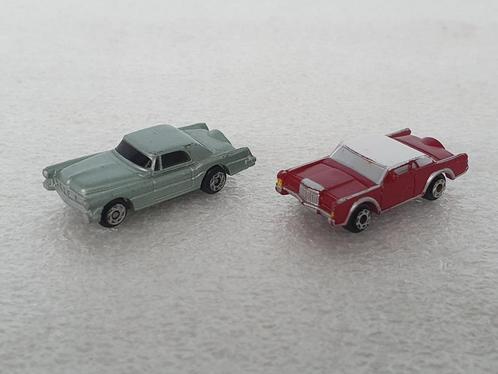 Lot van 2 Micro Machines Lincoln voertuigen (Galoob), Kinderen en Baby's, Speelgoed |Speelgoedvoertuigen, Gebruikt, Ophalen of Verzenden