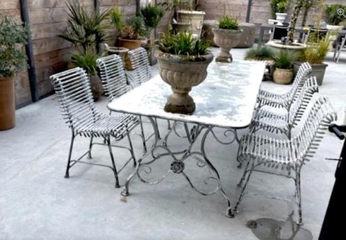 rustieke tuintafel tafel terrastafel oude antieke tafel, Tuin en Terras, Tuintafels, Ophalen