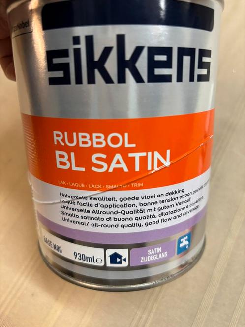Sikkens rubbol BL ral 7016, antracietgrijze lak 1liter, Hobby en Vrije tijd, Schilderen, Nieuw, Acrylverf, Ophalen of Verzenden