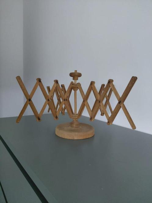 Vintage houten wolwinder - wolmolen - parapluhaspel, Antiek en Kunst, Curiosa en Brocante, Ophalen of Verzenden