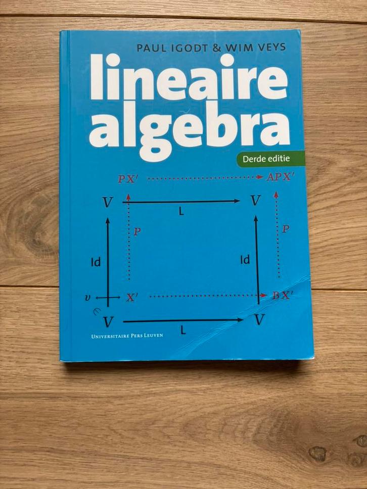 Wim Veys - Lineaire algebra, Boeken, Wetenschap, Ophalen of Verzenden