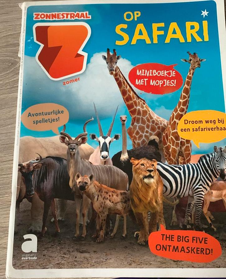 Op safari zonnestraal zomer 2018, Boeken, Kinderboeken | Jeugd | onder 10 jaar, Gelezen, Ophalen