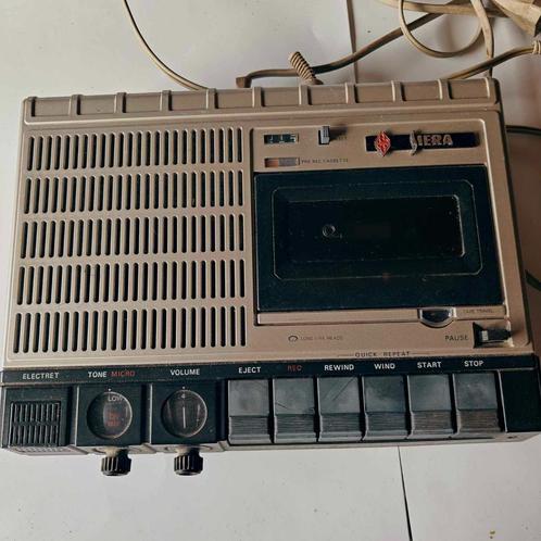 Vintage cassettespeler - Siera automatic recorder N2215, Verzamelen, Elektronische Apparatuur, Audio en Video, Ophalen of Verzenden