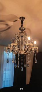 Twee prachtige kroonluchters, Lampen,, Huis en Inrichting, Lampen | Kroonluchters, Ophalen, Zo goed als nieuw, Modern