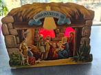 3D kerststalletjes (1940-1960) zeldzaam, Ophalen of Verzenden, Gebruikt
