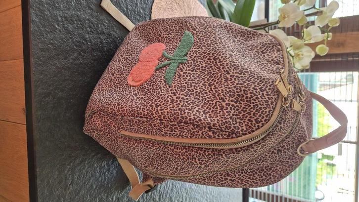 Rugzak Jeune Premier, Handtassen en Accessoires, Tassen | Schooltassen, Gebruikt, Rugtas, Bruin, Ophalen