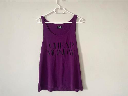 Cheap Monday tanktop Paars - S, Kleding | Dames, Topjes, Zo goed als nieuw, Maat 36 (S), Paars, Zonder mouw, Ophalen of Verzenden