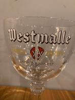 Westmalle glas - zeer mooie misdruk - lelie in logo, Verzamelen, Ophalen of Verzenden, Zo goed als nieuw