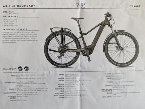 Vélo électrique SCOTT AXIS eRIDE 20 LADY S, Fietsen en Brommers, Elektrische fietsen, Zo goed als nieuw, Overige merken, 59 cm of meer
