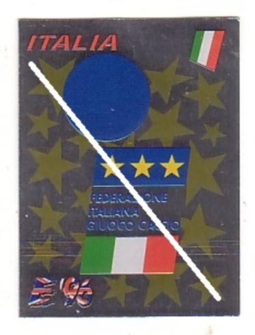 Panini / Europa - Europe ' 96 / Italia / Embleem, Verzamelen, Sportartikelen en Voetbal, Gebruikt, Poster, Plaatje of Sticker
