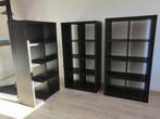 kasten IKEA type Kallax, zwartbruin, Huis en Inrichting, Ophalen, Met plank(en), 100 tot 150 cm, 50 tot 100 cm